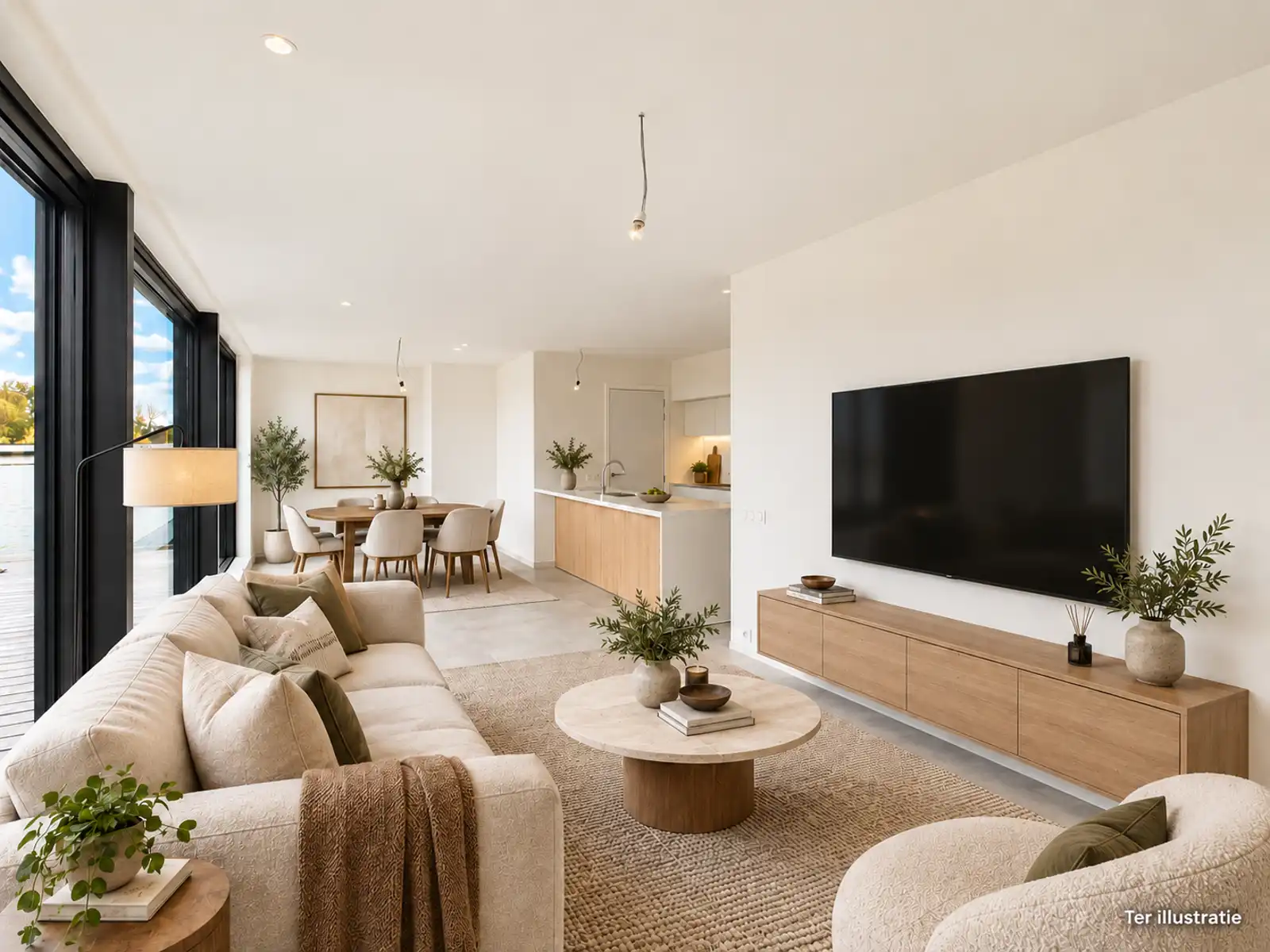 Instapklare appartementen met parkings & berging in Lierde foto 2