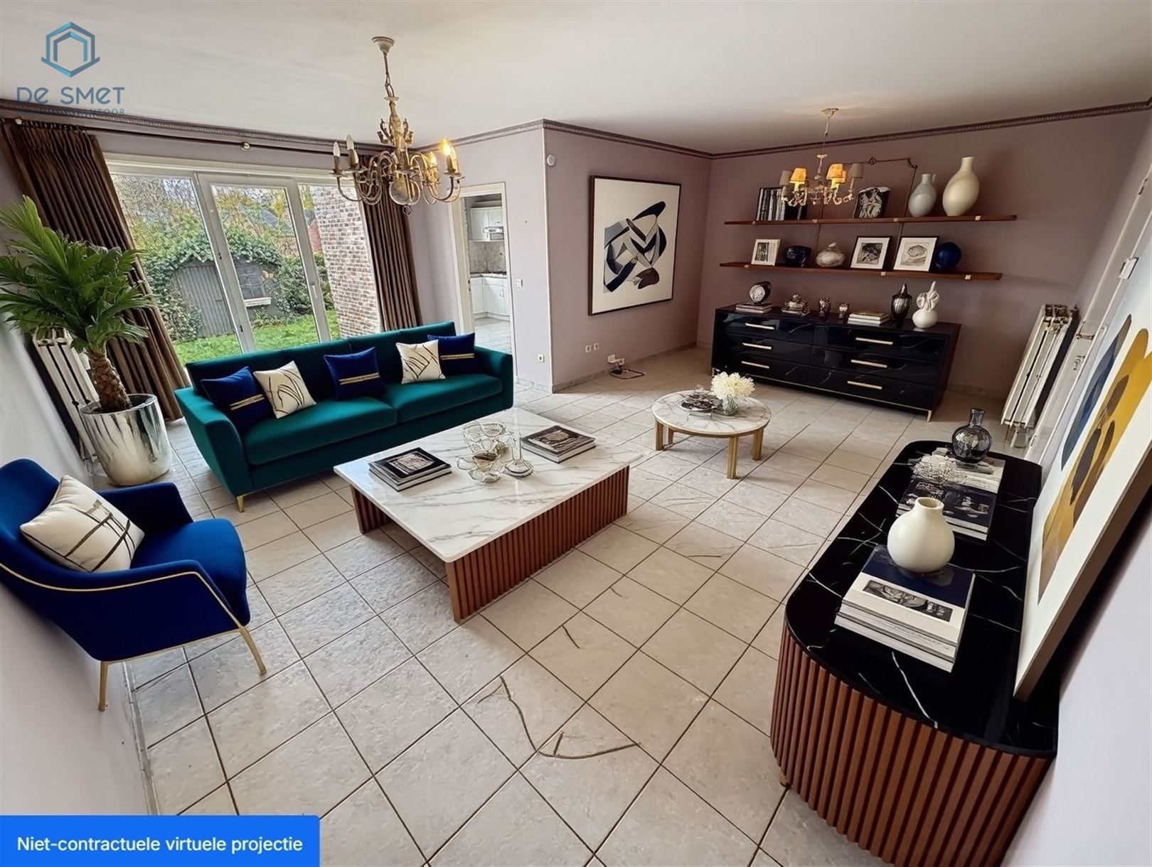 Ruime kangoeroewoning met 5 slaapkamers, 2 garages en tuin in rustige buurt van Brakel foto 4