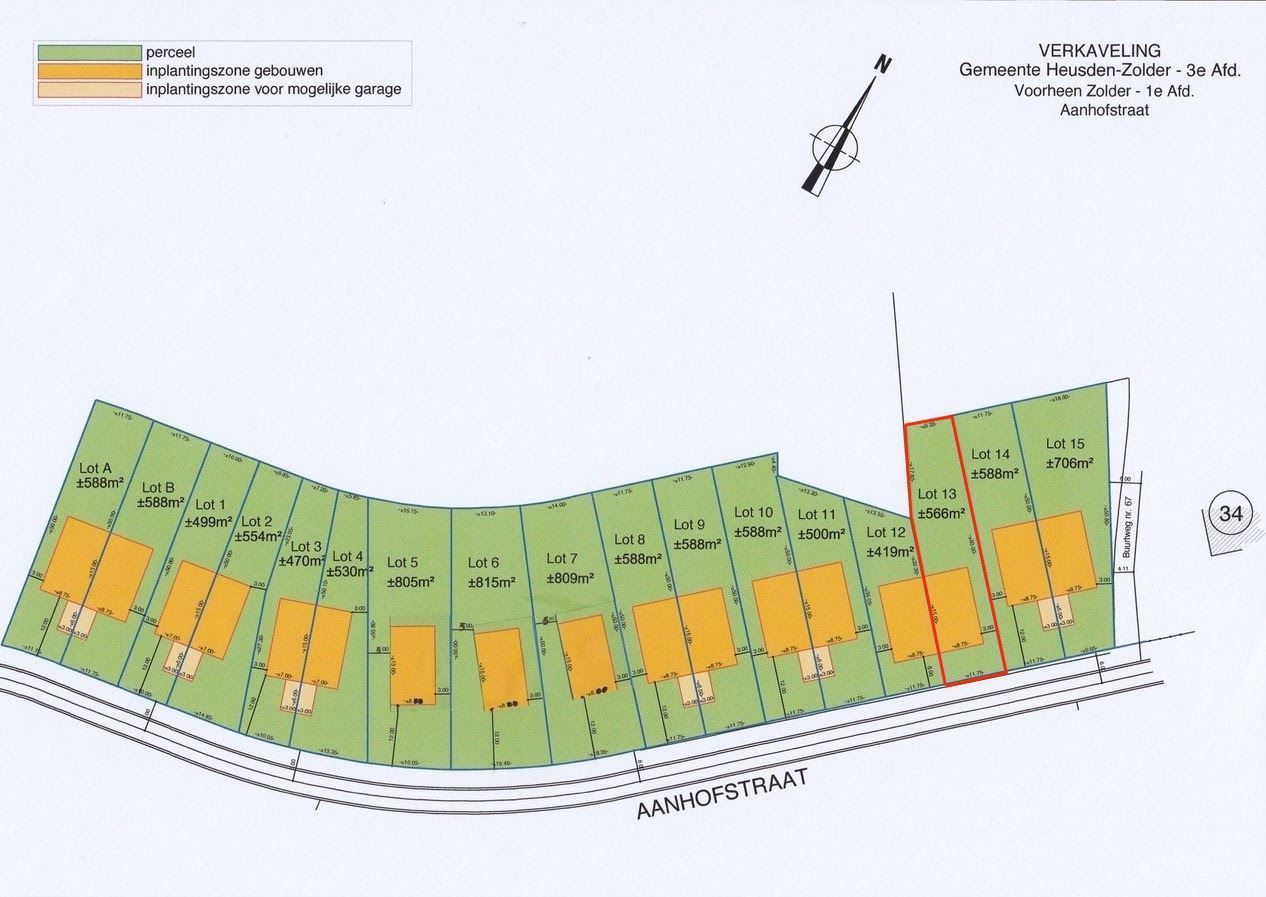 Lot 13 Bouwgrond voor HOB op 5a 66ca foto 2