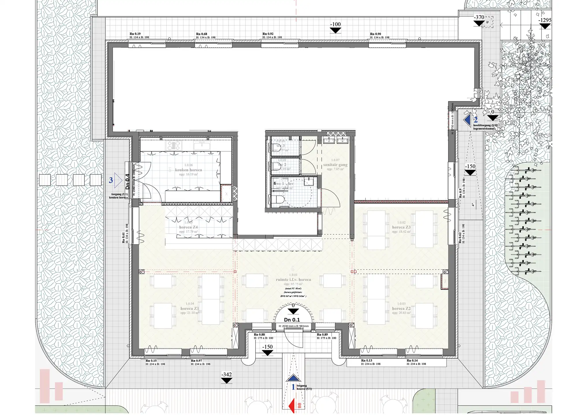 Karaktervolle horecaruimte met terras en kelder – volledig vernieuwd buitenschrijnwerk foto 2