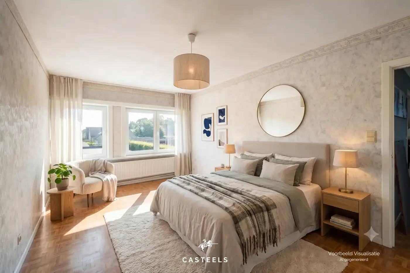 Woning met ruim werkatelier op 1.009 m² in centrum Lochristi foto 16