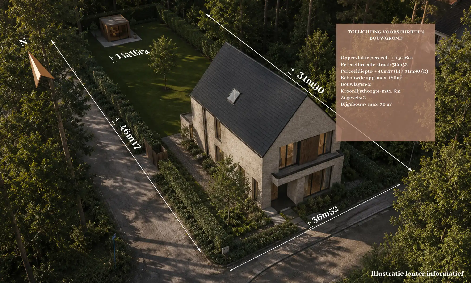 Exclusieve, ruime bouwgrond in het groen foto 3