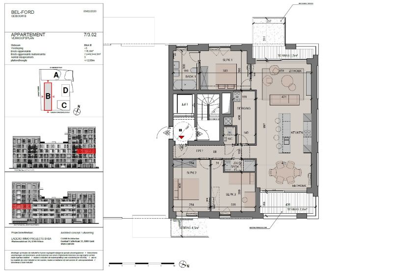 Roeselare-centrum: 40 appartementen in de Wortelstraat  zijn zeer gunstig georiënteerd. foto 2