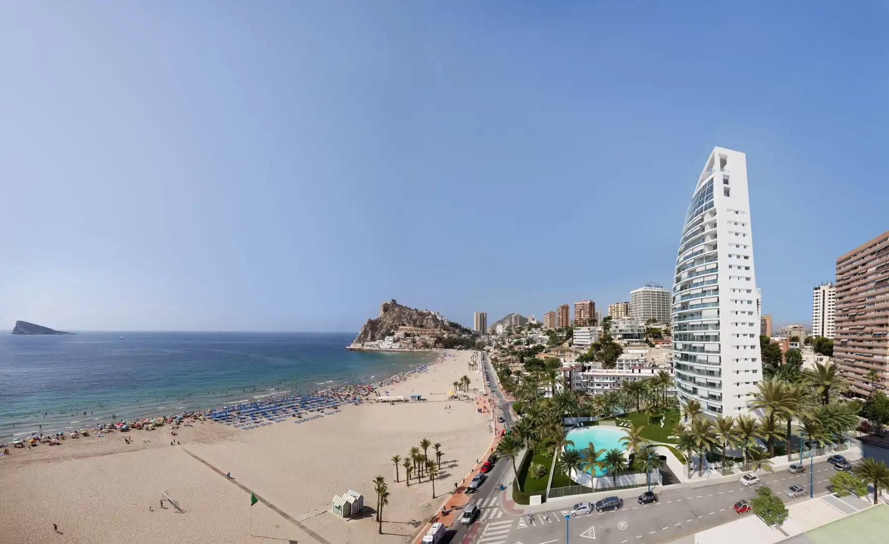 Ultra moderne 1ste lijn appartementen op Poniente beach Benidorm. foto 7