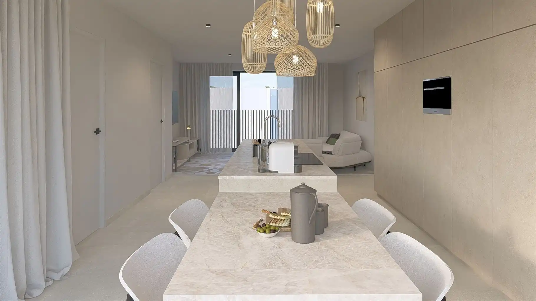 Uitzonderlijk ruim duplex appartement, voorzien van 2 (+1) slaapkamers gelegen op de tweede en derde verdieping met 3 terrassen en ondergrondse parkeerplaats in hartje Maaseik.  foto 3