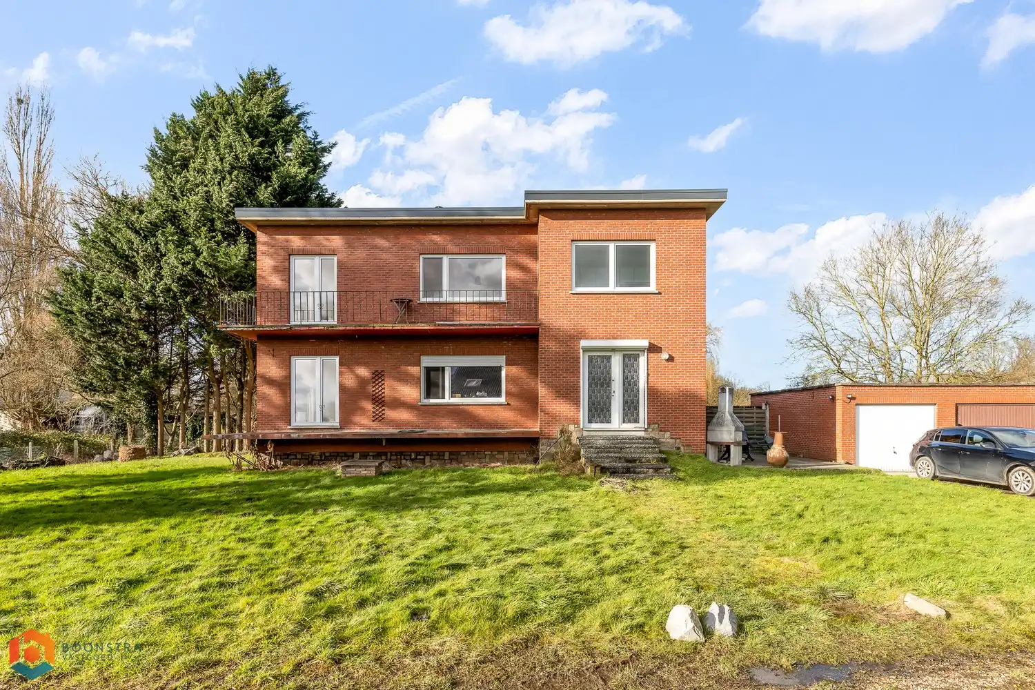 Hoofdfoto van de publicatie: Gelijkvloers app met 3 slpkrs in groene omgeving te Boortmeerbeek