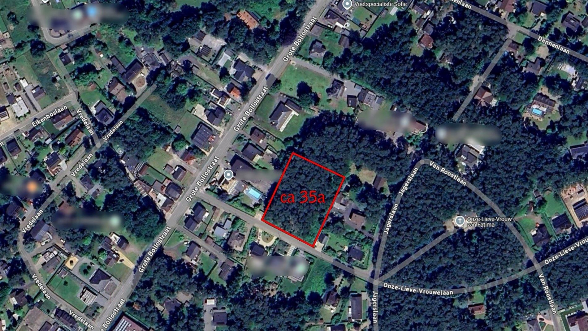 Mooi en rustig gelegen villagrond van 35a te Tremelo foto 2