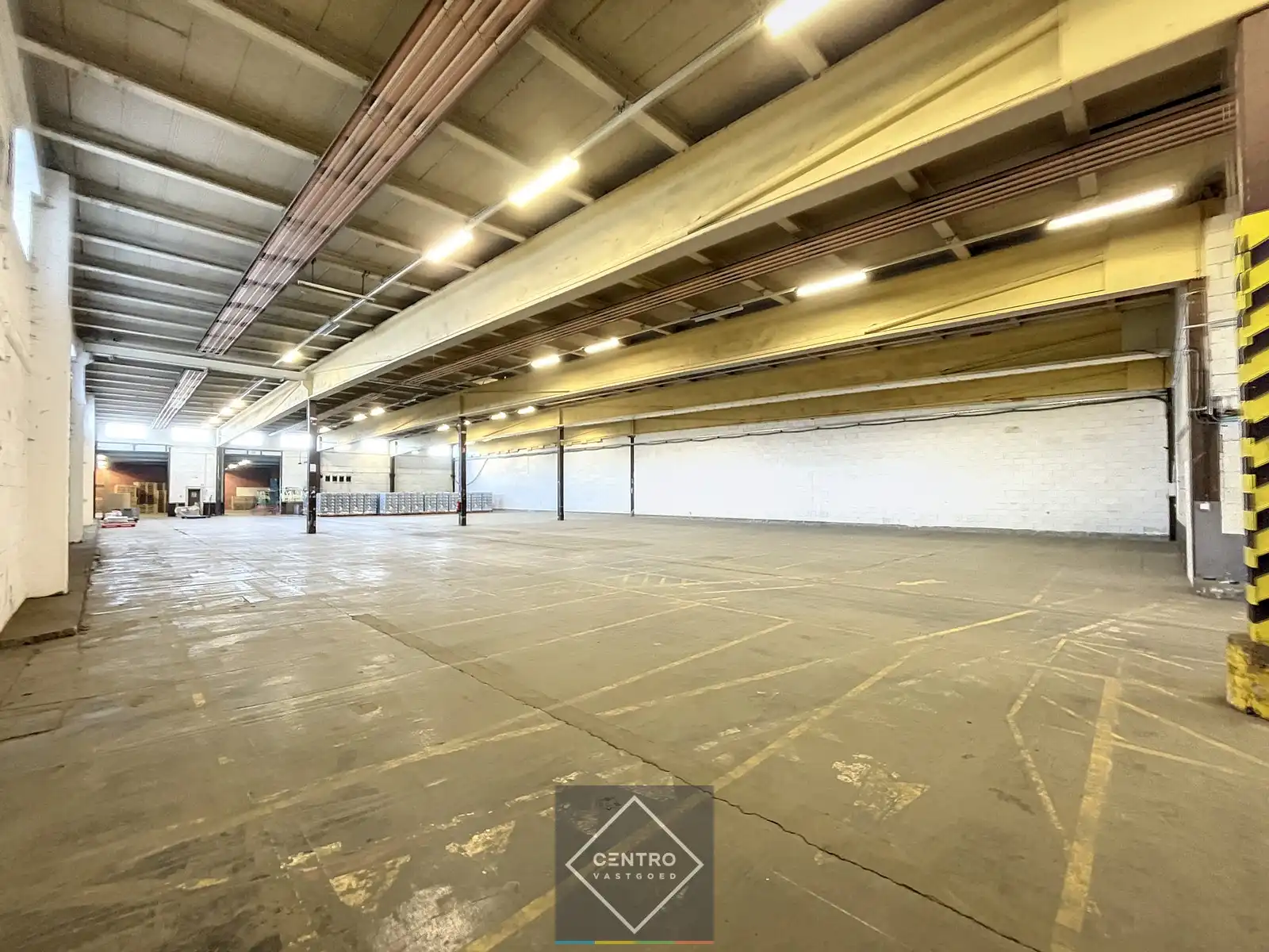 Instapklaar BEDRIJFSGEBOUW bestaande uit MAGAZIJNEN (2.685m²) met 2 LAADKADEN en instapklare KANTOREN (600m²) op industriezone "Herdersbrug" te Brugge foto 3