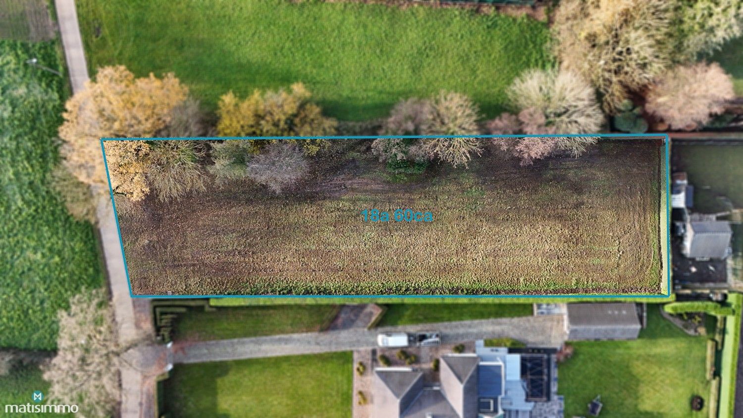 RUIME BOUWGROND VAN 18A 60CA VOOR OPEN BEBOUWING TE LANAKEN foto 5