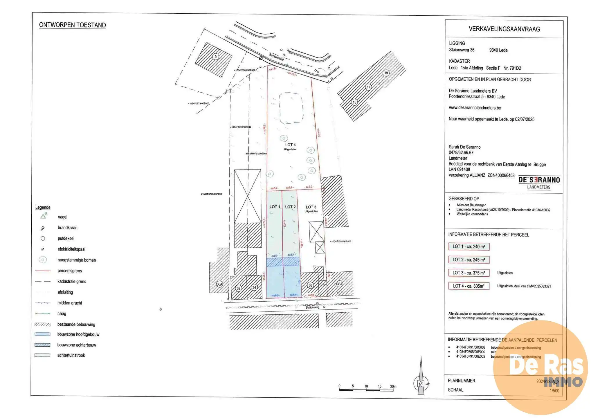 LEDE - Projectgrond voor 2 gesloten bebouwingen in centrum foto 3