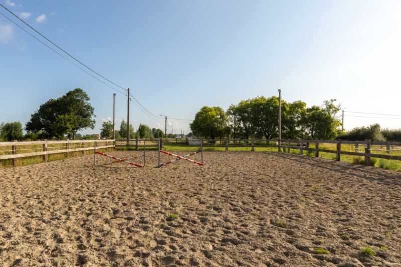 Groot-Diksmuide. Nieuwkapelle. Idyllisch gelegen charmante PAARDENHOEVE MET STALLINGEN, PADDOCK EN WEILAND gelegen in uitgestrekt natuurgebied en waterbeddingen.  UNIEK STUKJE PARADIJS foto 8