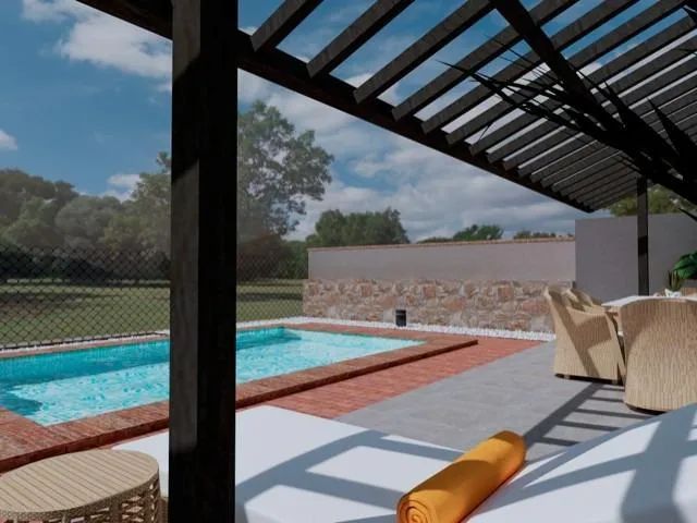 Wonen in stijl en rust: exclusieve vakantiewoningen met privézwembad op luxe Golf Resort foto {{pictureIndex}}