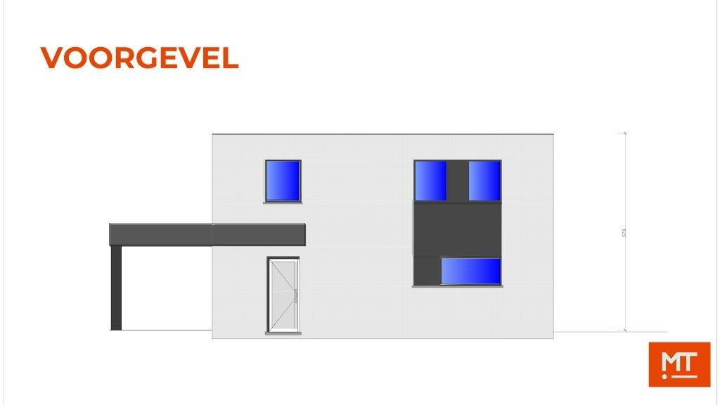 Alleenstaande nieuwbouwwoning met 4 slaapkamers, tuin en carport in de dorpskern van Passendale foto 2