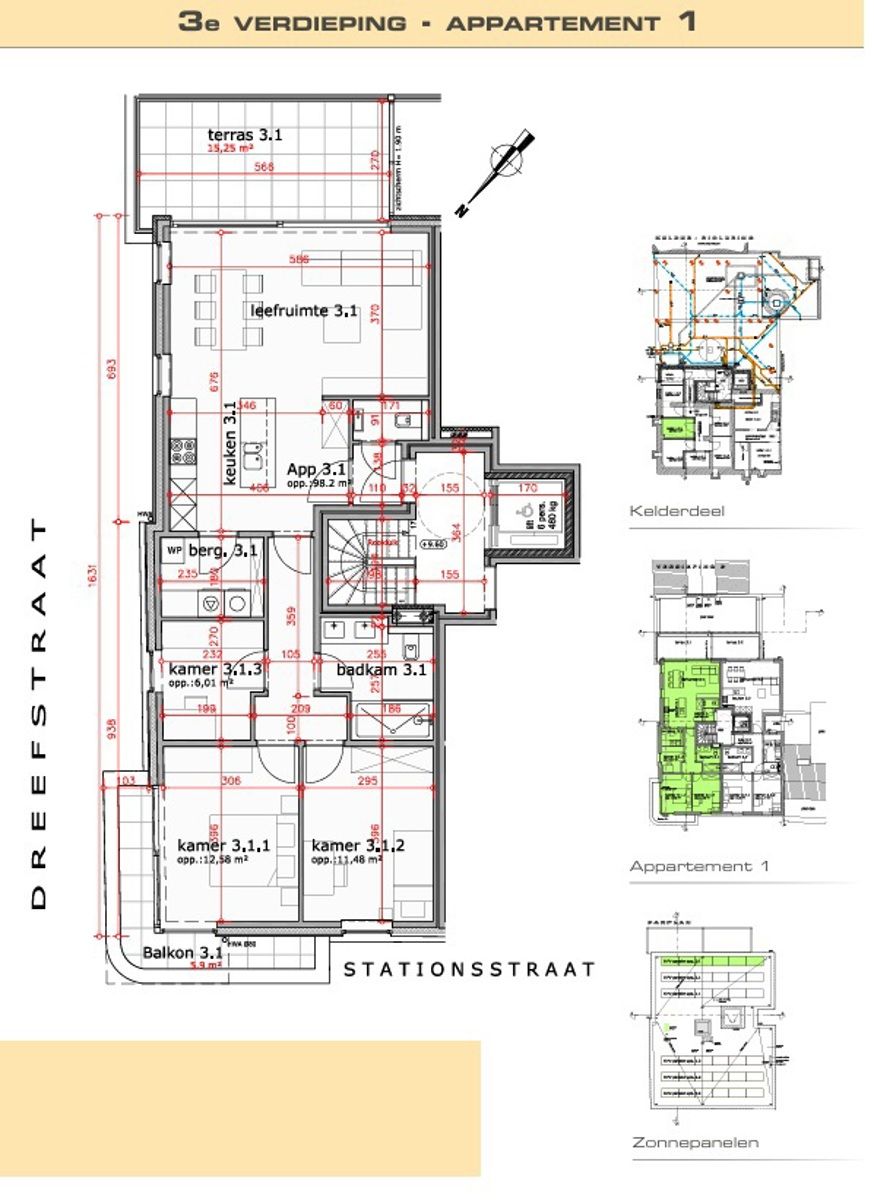 Appartement met 2 slaapkamers, bureau & 2 terrassen foto 2