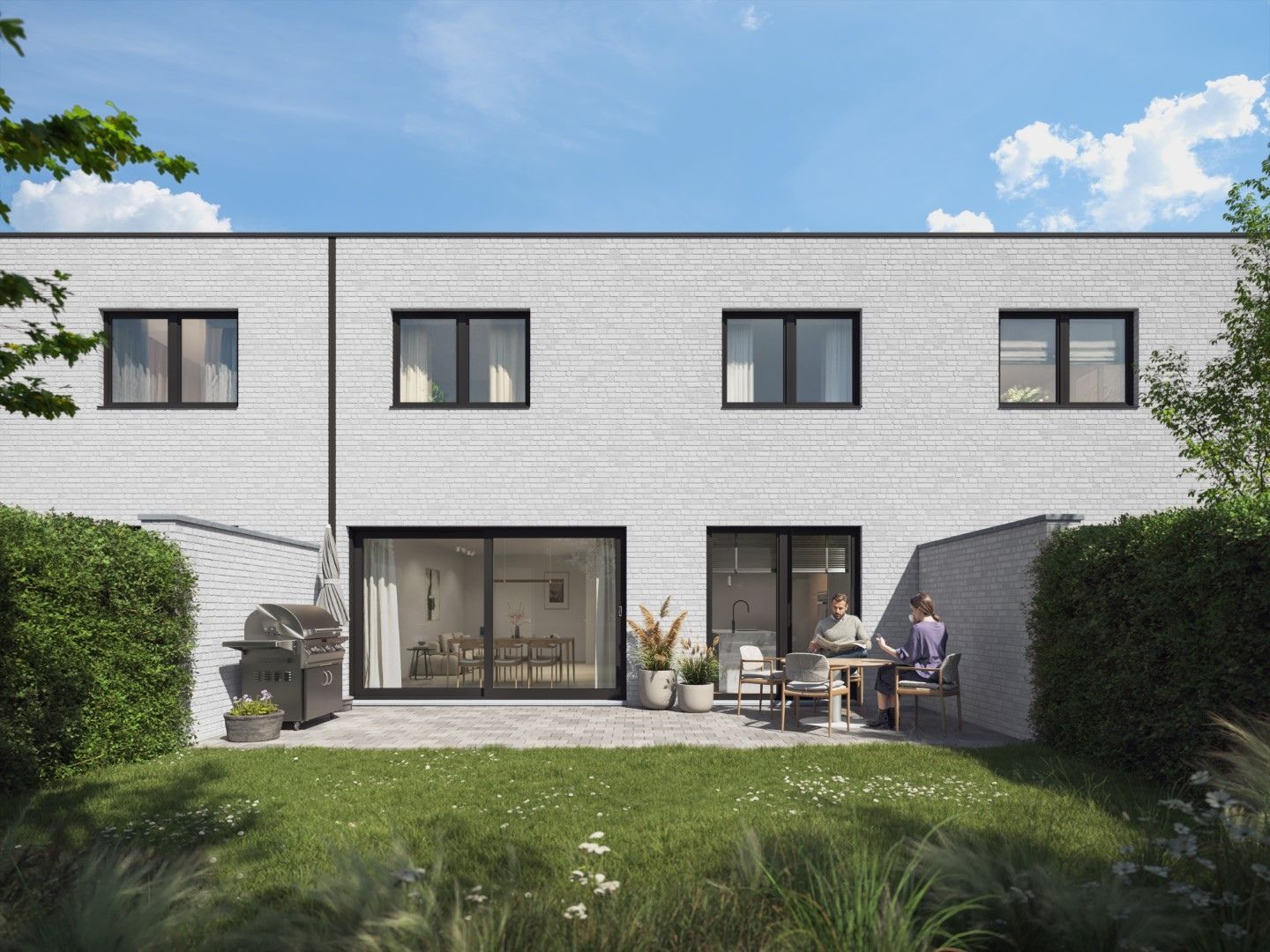 Energiezuinige moderne rijwoning met zuid gerichte tuin foto 1