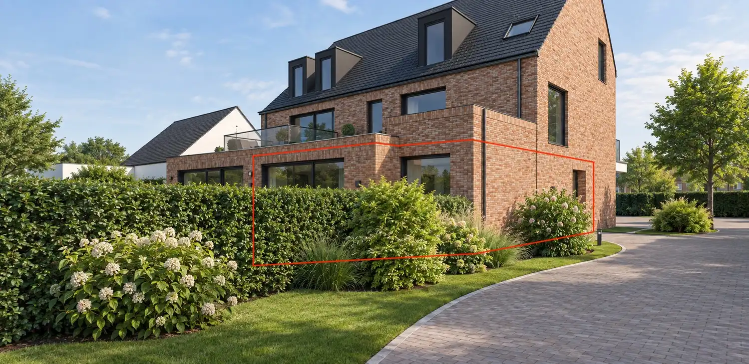 Gelijkvloers casco+ nieuwbouwappartement in Bocholt centrum! foto {{pictureIndex}}