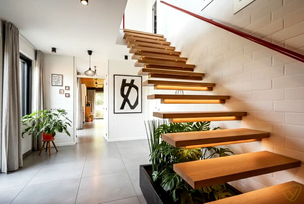 Modernistische villa met praktijkruimte en zuidwestgerichte tuin op riant perceel in Lembeke foto 5