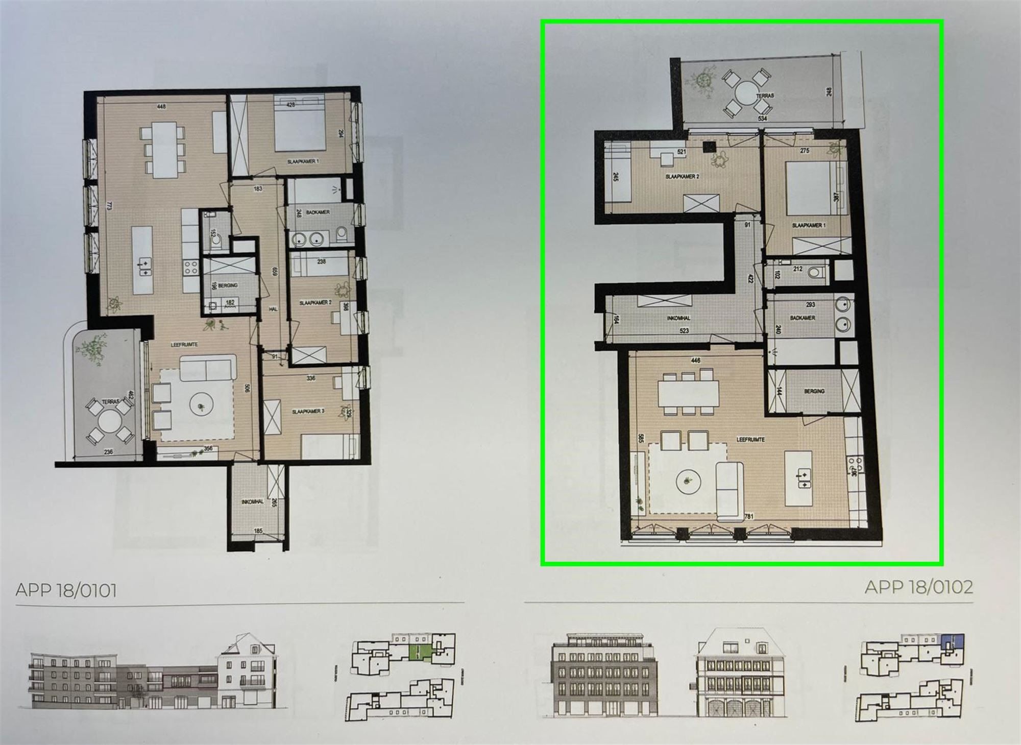 Appartement 2 Ka met terras, parking en kelder | 0475703619 foto 8