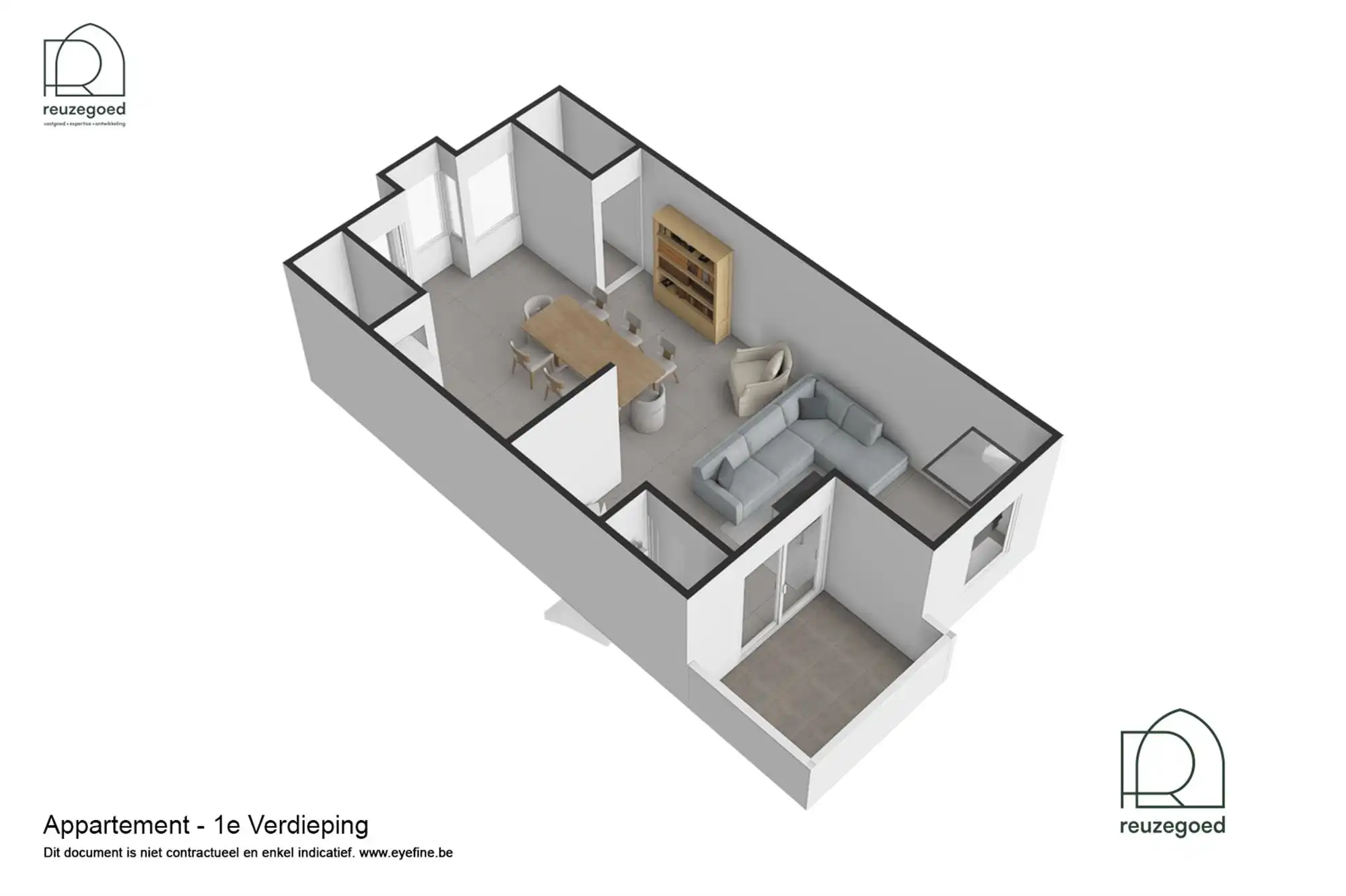 Parel van een triplex (2-3 slaapkamers) in hartje Mechelen! foto 22
