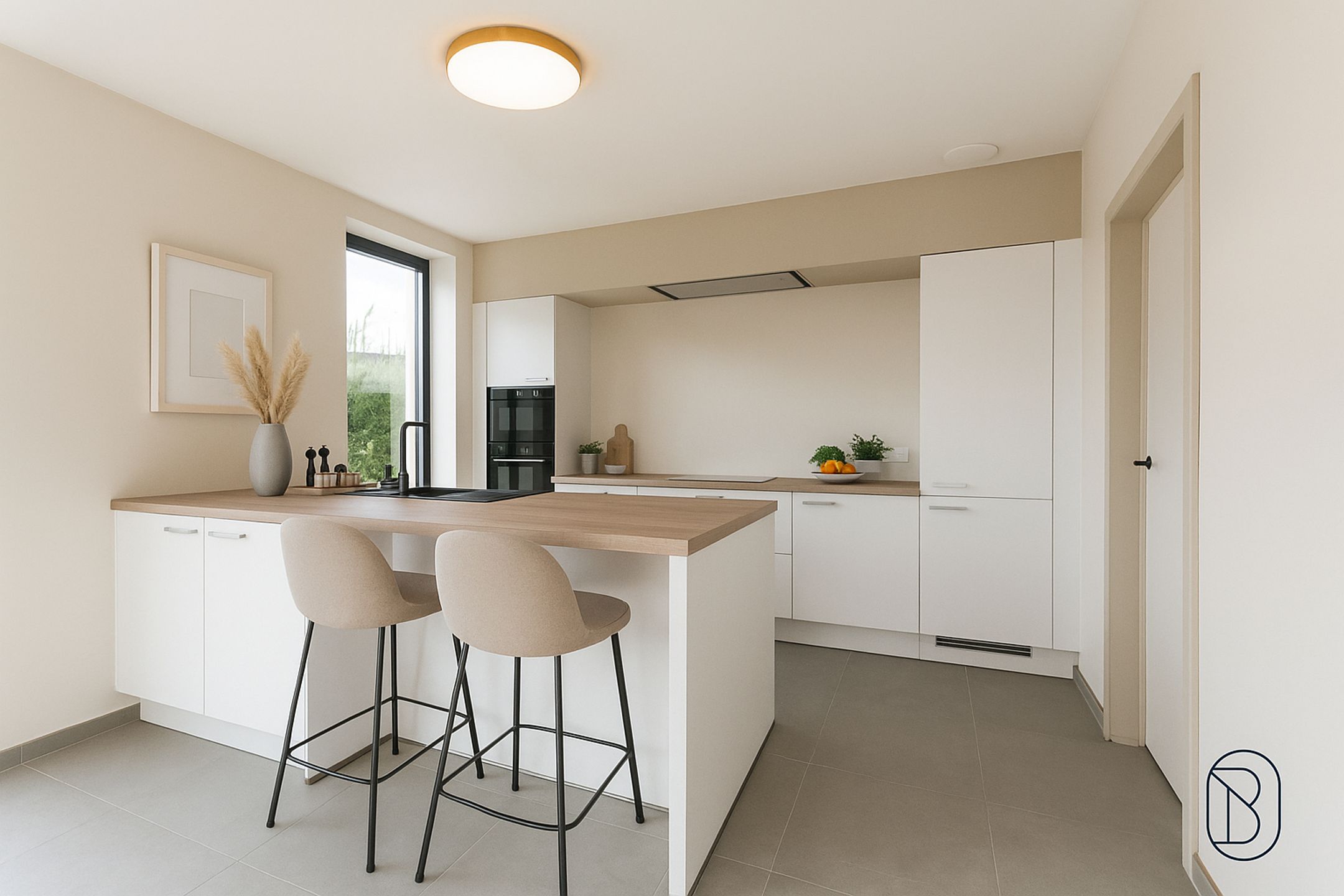 Nieuwbouwwoning met zonnepanelen, zuidgerichte tuin in Marke foto 6