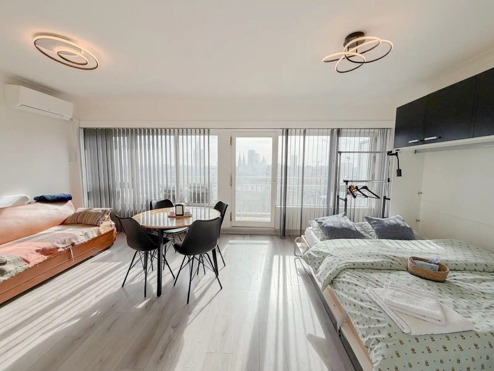 Studio met prachtig panoramisch zicht over het historische centrum van Oostende foto 2