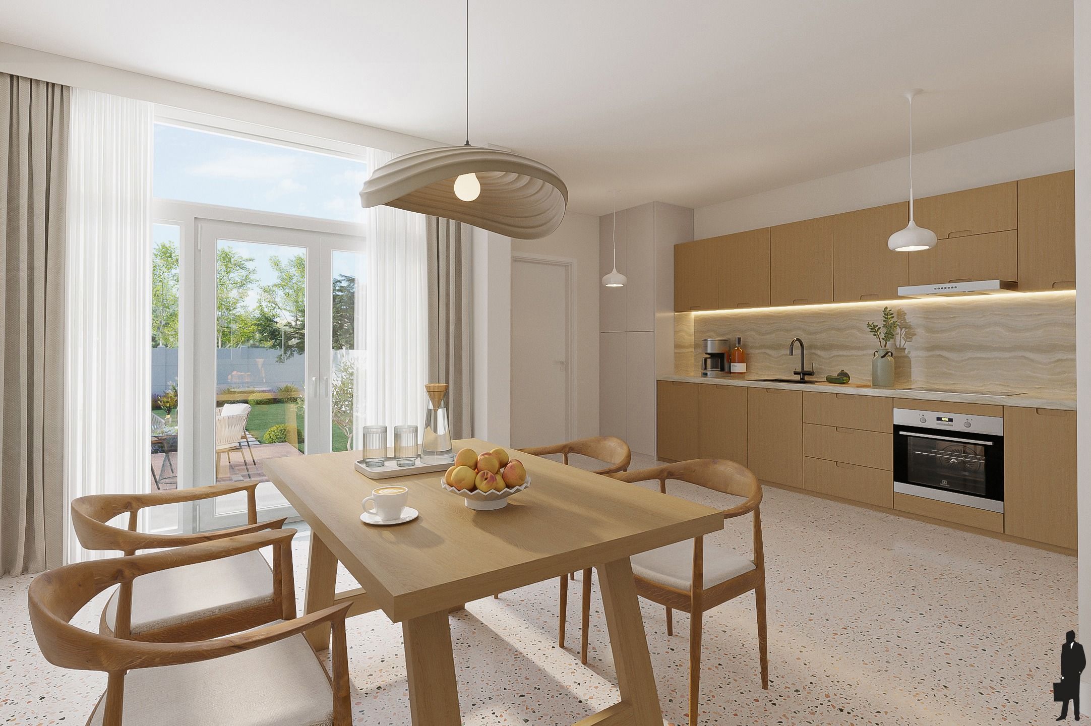 Prachtig gelijkvloersappartement met tuin foto {{pictureIndex}}