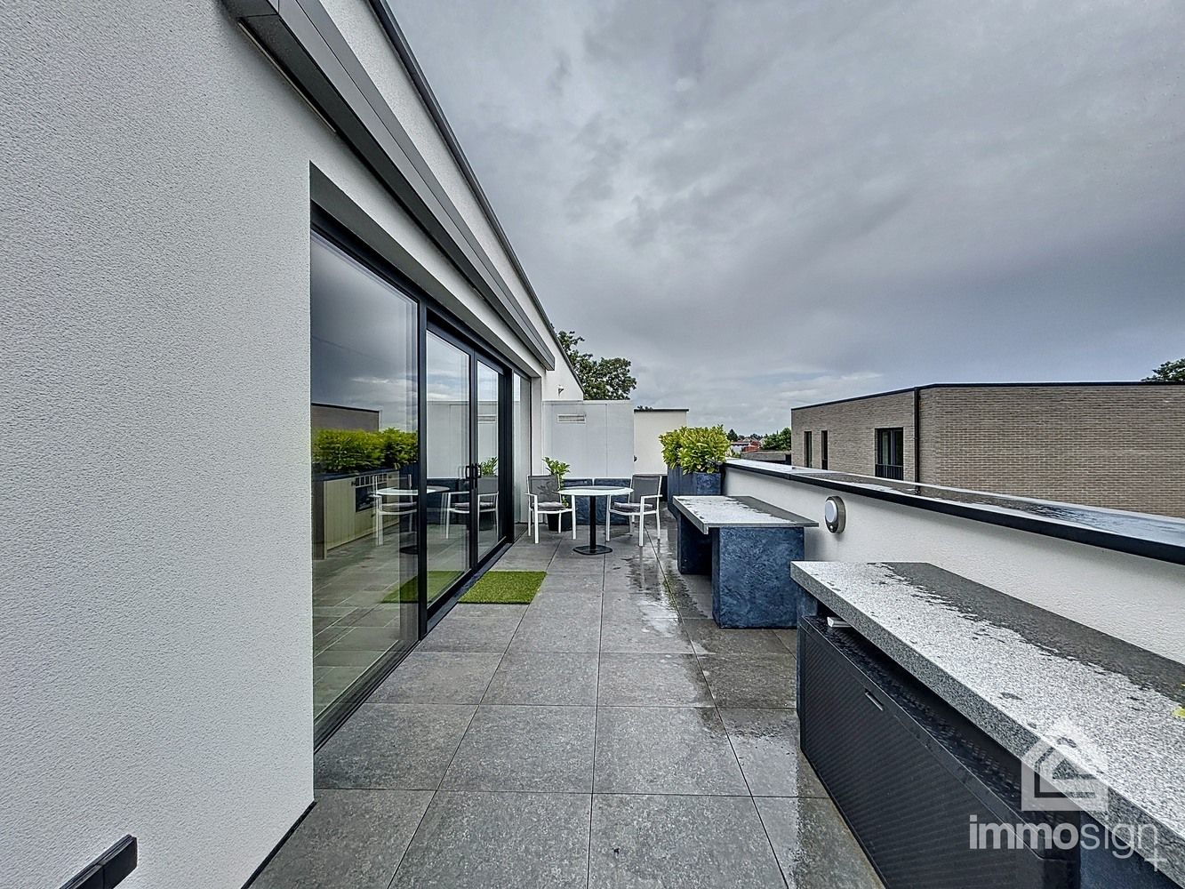 Hoogwaardig afgewerkt penthouse met zeer groot terras te Boekt! foto 34