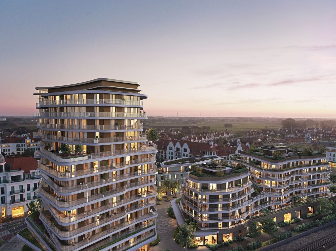 Nieuwbouw appartement met 2 slaapkamers en prachtige zichten gelegen op de 9e verdieping van 'the Tower' in Duinenwater. foto 4