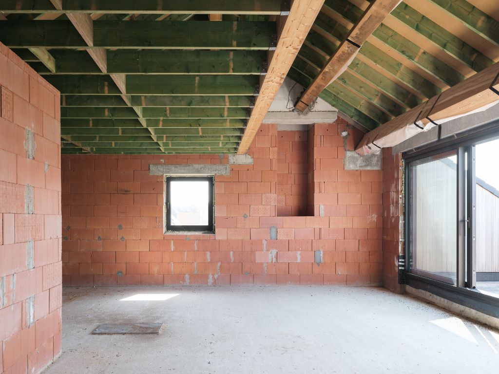 Architecturale casco-nieuwbouw bestaande uit een uitzonderlijke stapelwoning met onderliggende garage en adembenemende zichten over de Scheldevallei. foto 19