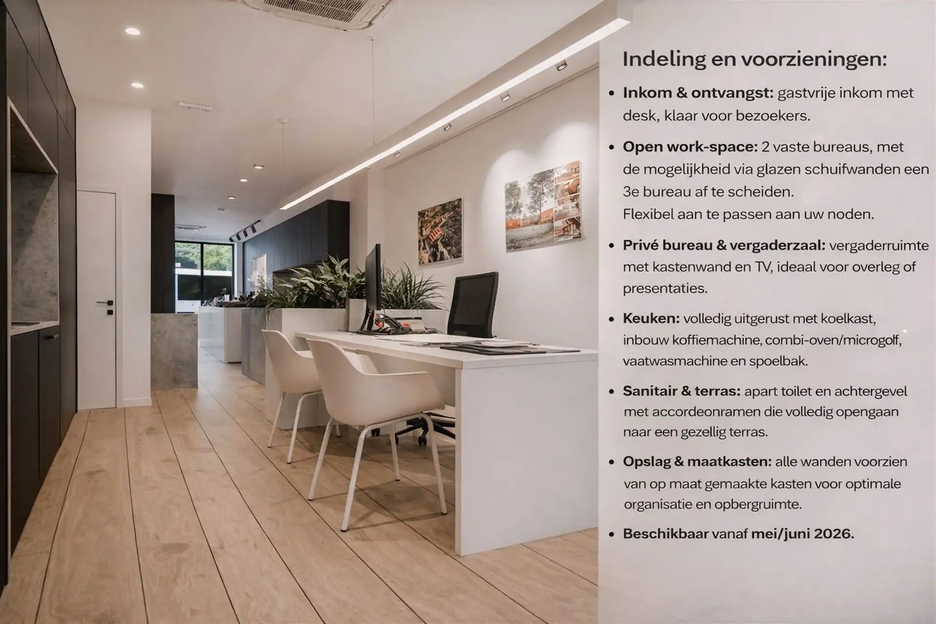 Handelsgelijkvloers / ingerichte kantoorruimte strategisch gelegen in centrum Mechelen foto 2