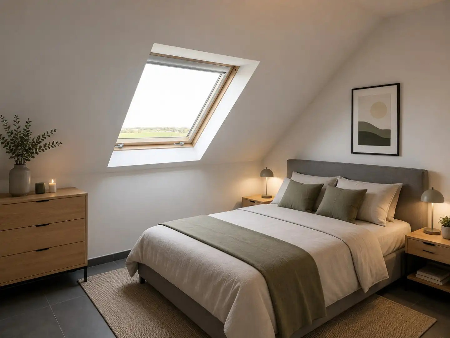 KWALITATIEF AFGEWERKT DAKAPPARTEMENT MET 2 SLAAPKAMERS, GARAGEBOX EN AUTOSTAANPLAATS foto 6
