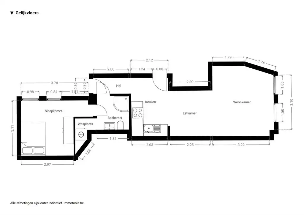 Recent gerenoveerd gelijkvloers met terrasje foto 12