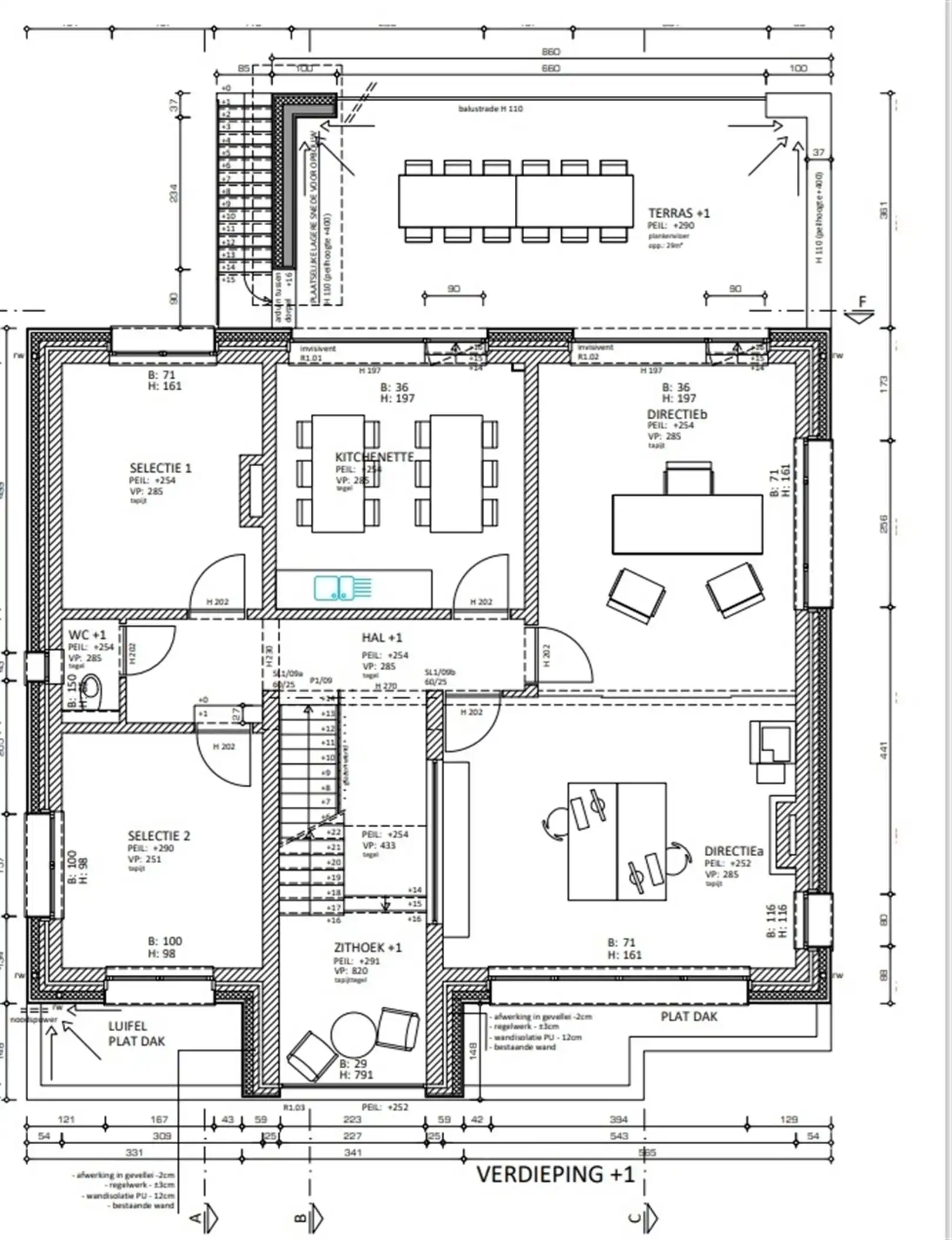 Af te werken kantoorgebouw op zichtlocatie langsheen  N9 foto 21