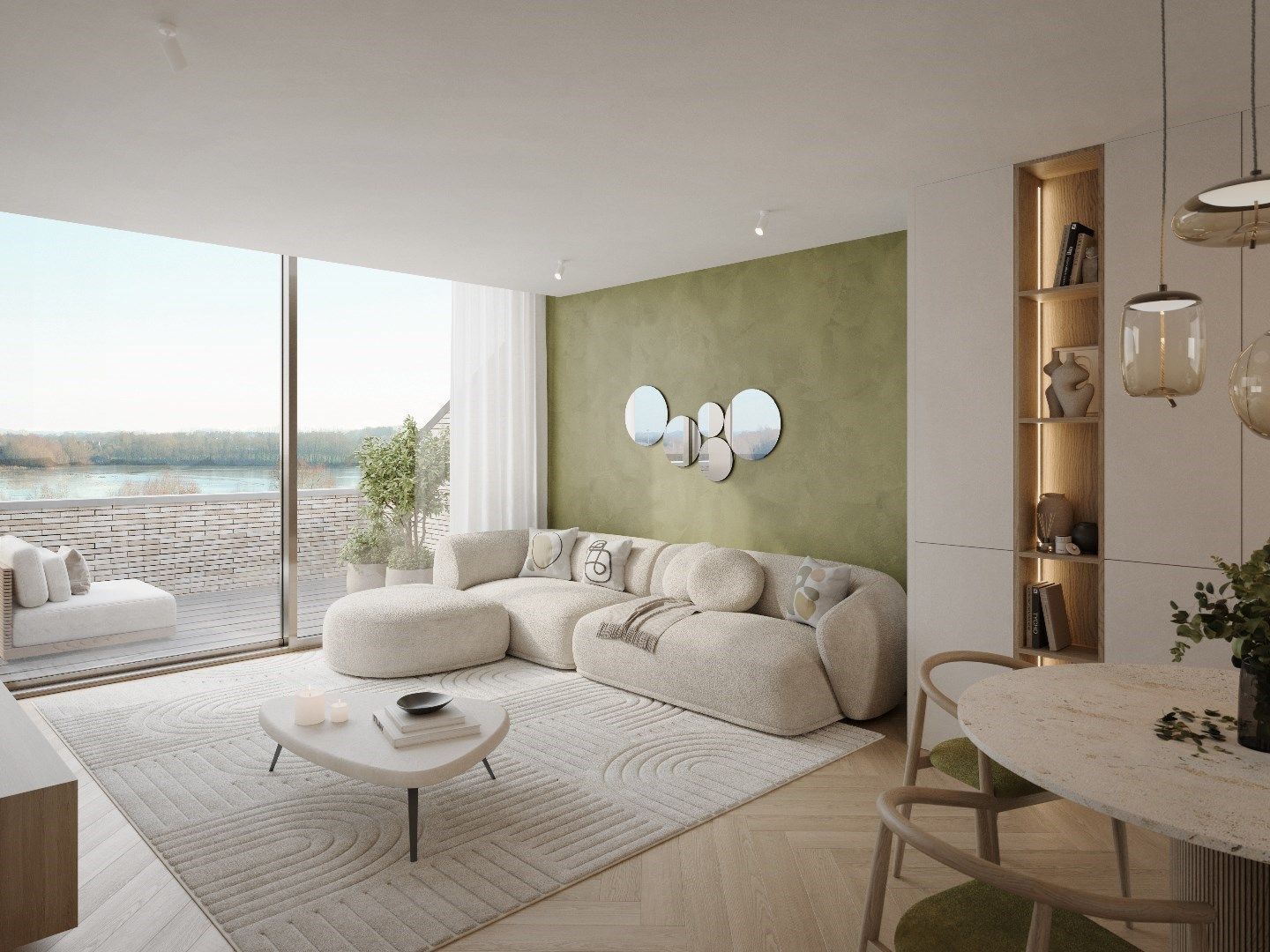 Luxueus appartement met twee terrassen en zicht op De Verdronken Weide foto 5
