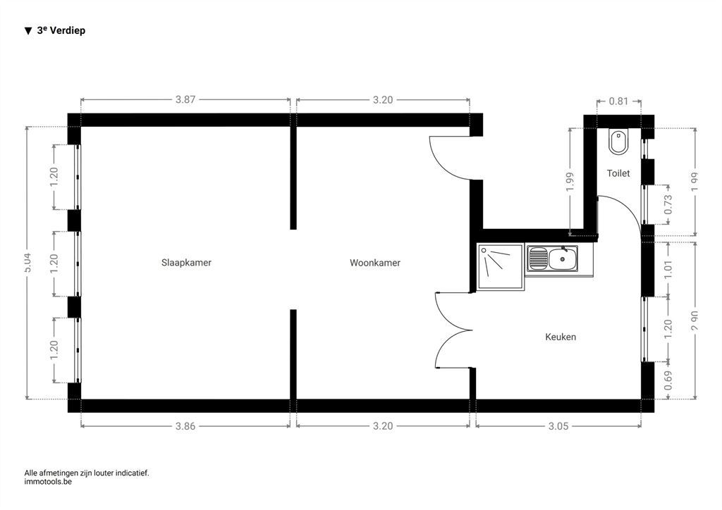 Authentiek licht appartement in historisch centrum foto 8