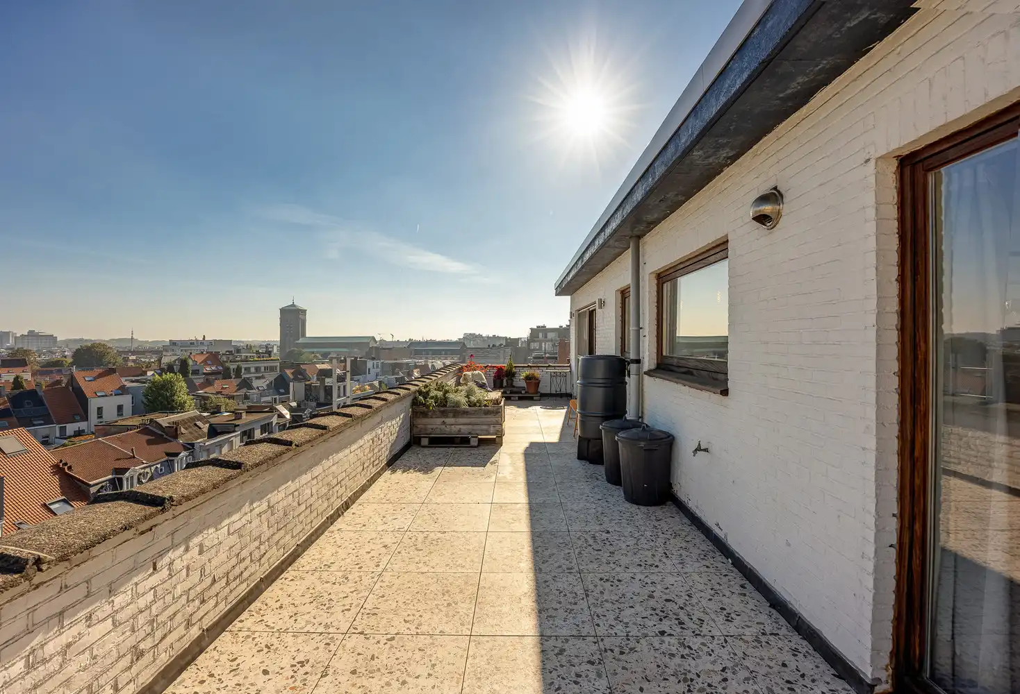 Riante duplex-penthouse met twee terrassen en zicht over heel Antwerpen foto 45