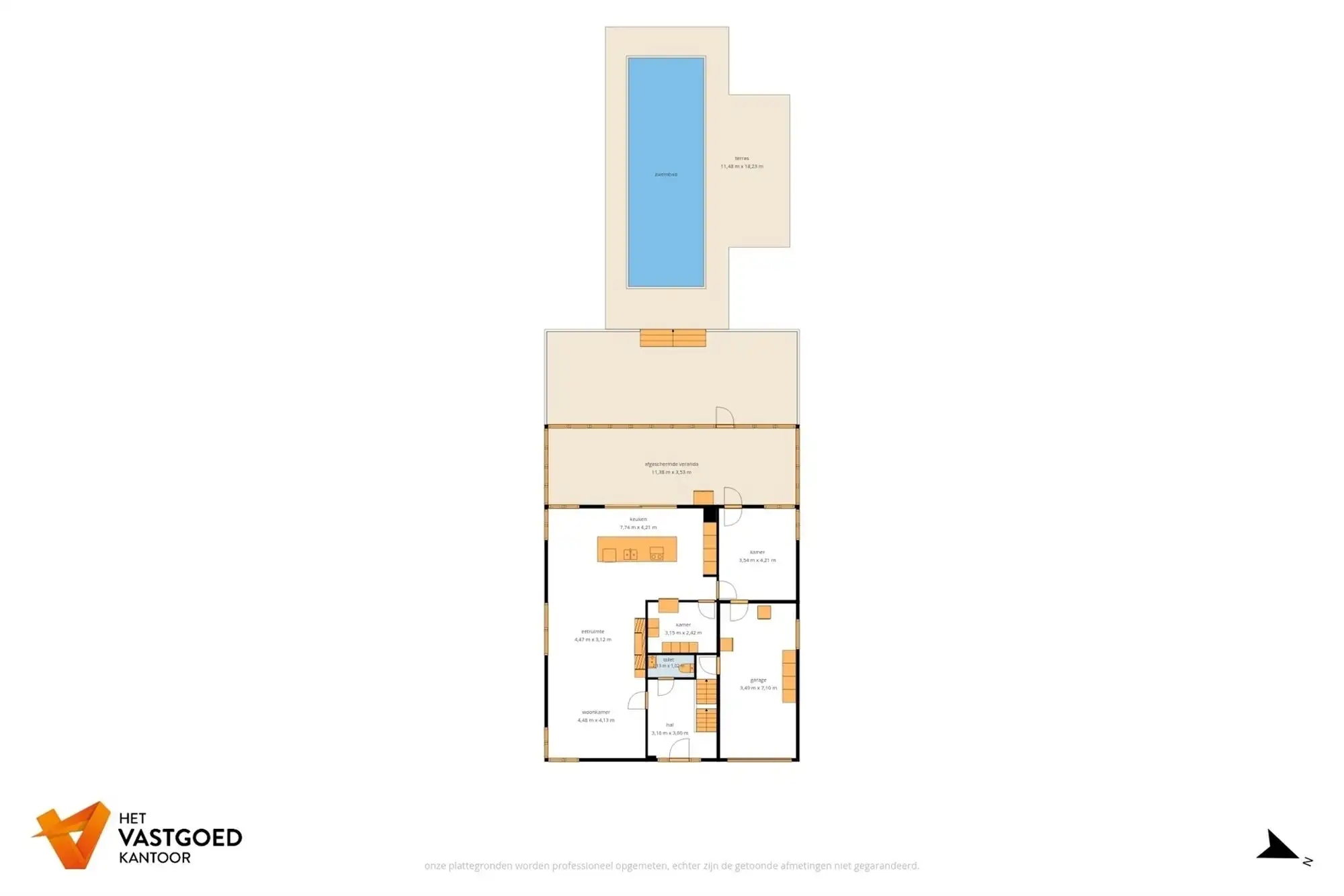 RUIME WONING MET 3 SLAAPKAMERS UITERST RUSTIG GELEGEN OP EEN PERCEEL VAN 10 ARE TE PAAL foto 29