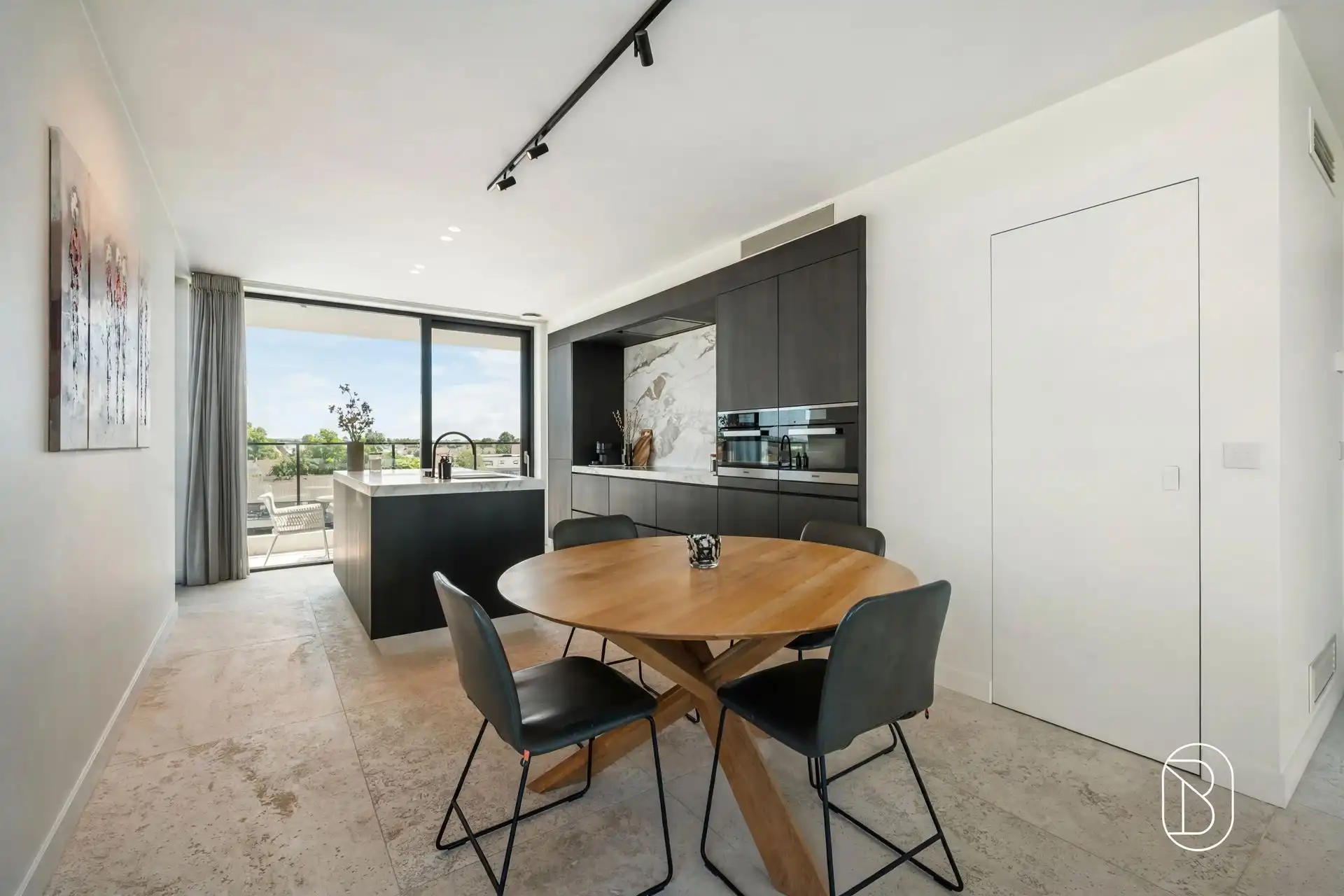 Subliem afwerkt penthouse met zicht op de Leie foto 7