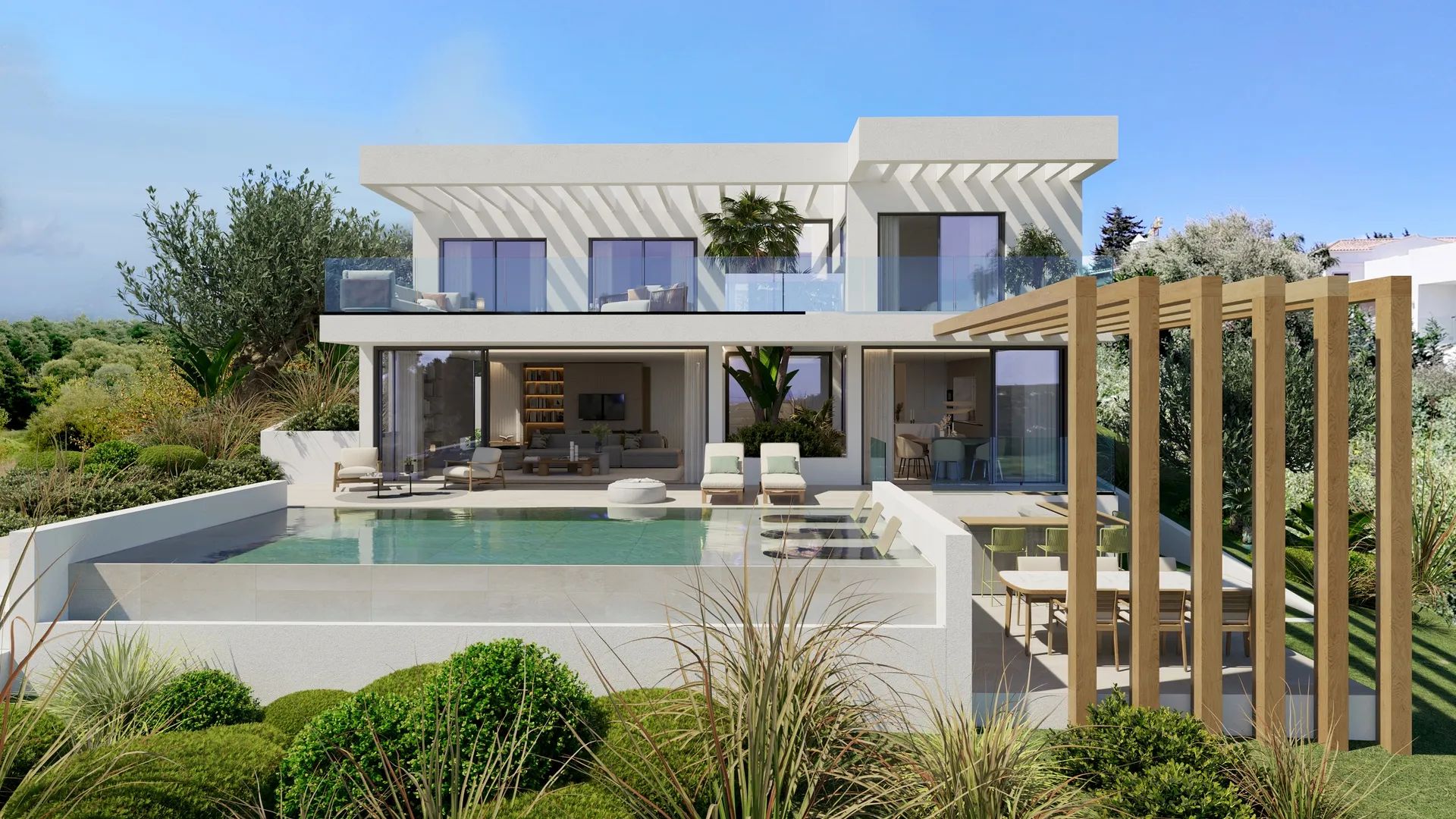 Design, natuur en comfort in perfecte harmonie – exclusieve villa’s in Estepona foto 16