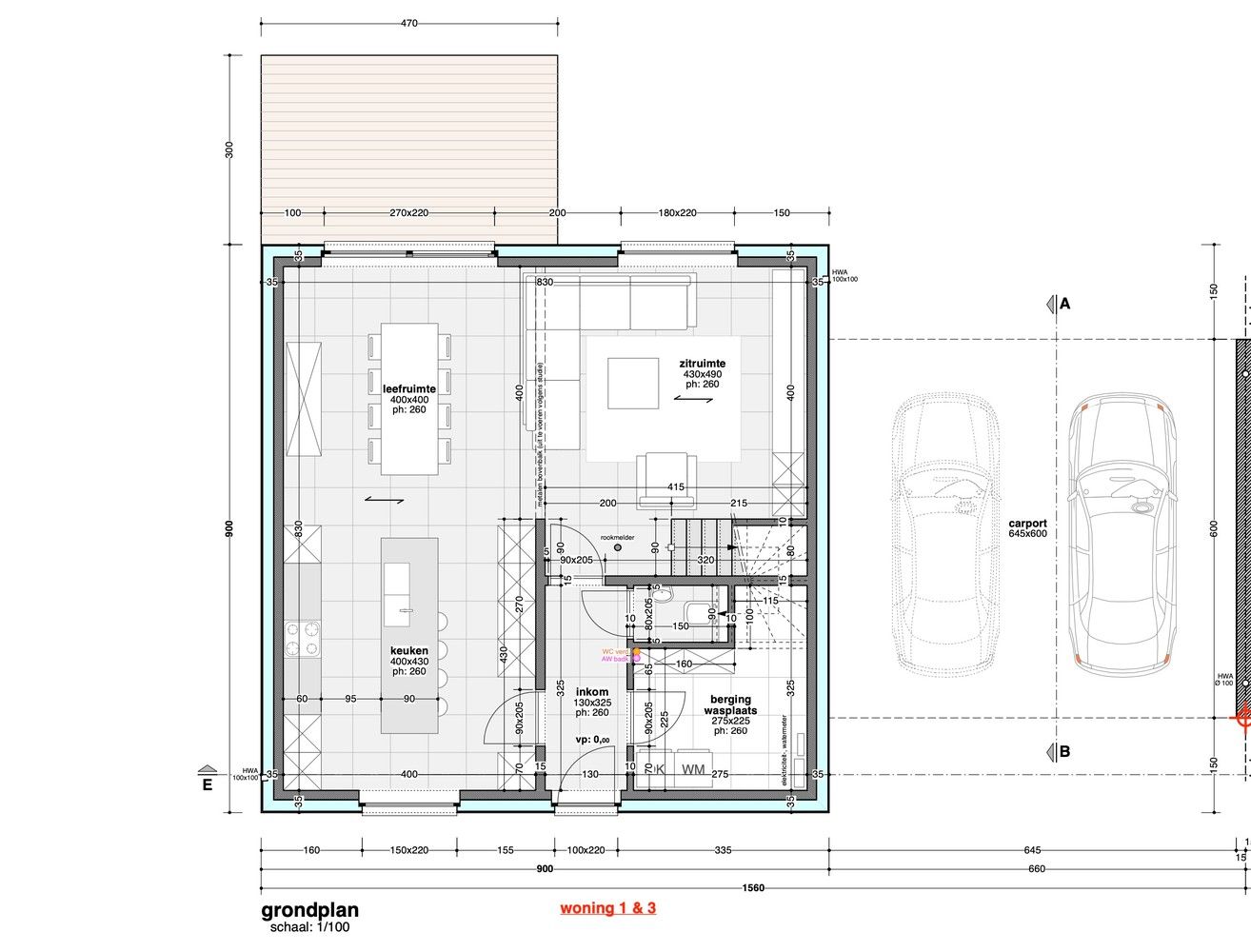 4 Moderne, energiezuinige nieuwbouwwoningen met warmtepomp, zonnepanelen en een dubbele carport, residentieel en landelijk gelegen te Maasmechelen-Boorsem foto 12