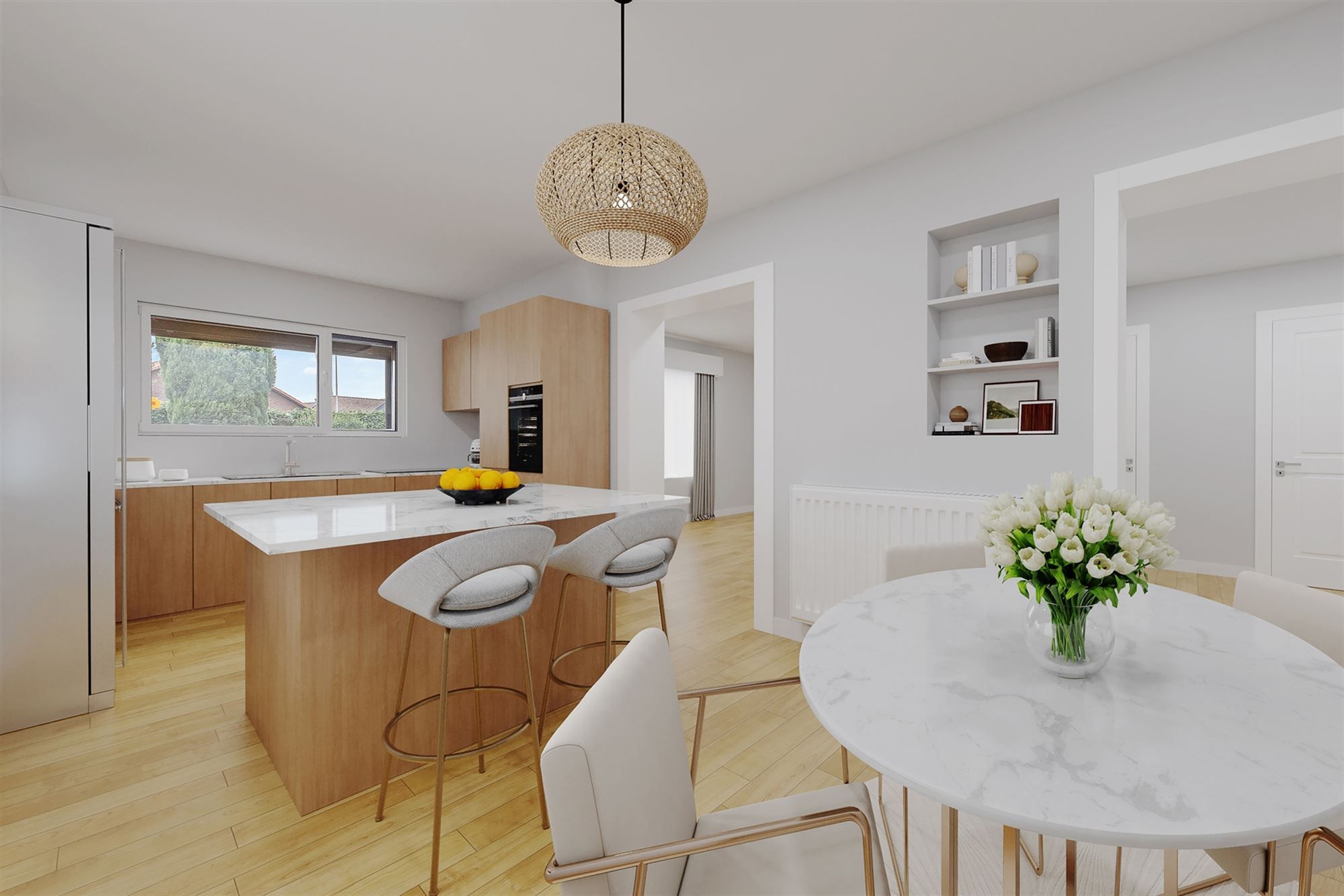 OP TE FRISSEN WONING MET 4 SLAAPKAMERS RUSTIG GELEGEN OP EEN PERCEEL VAN 7A41CA TE PAAL foto 8