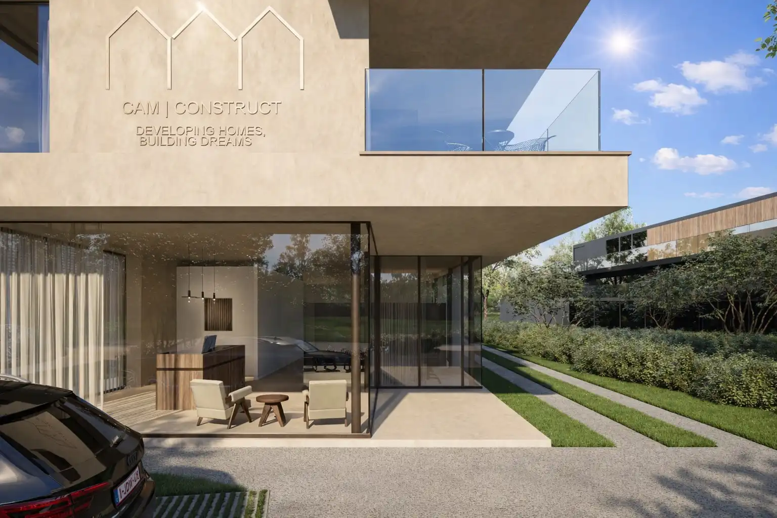 Res. Westlane - Handelspand met grote visibiliteit op de Natiënlaan te Knokke  foto 2
