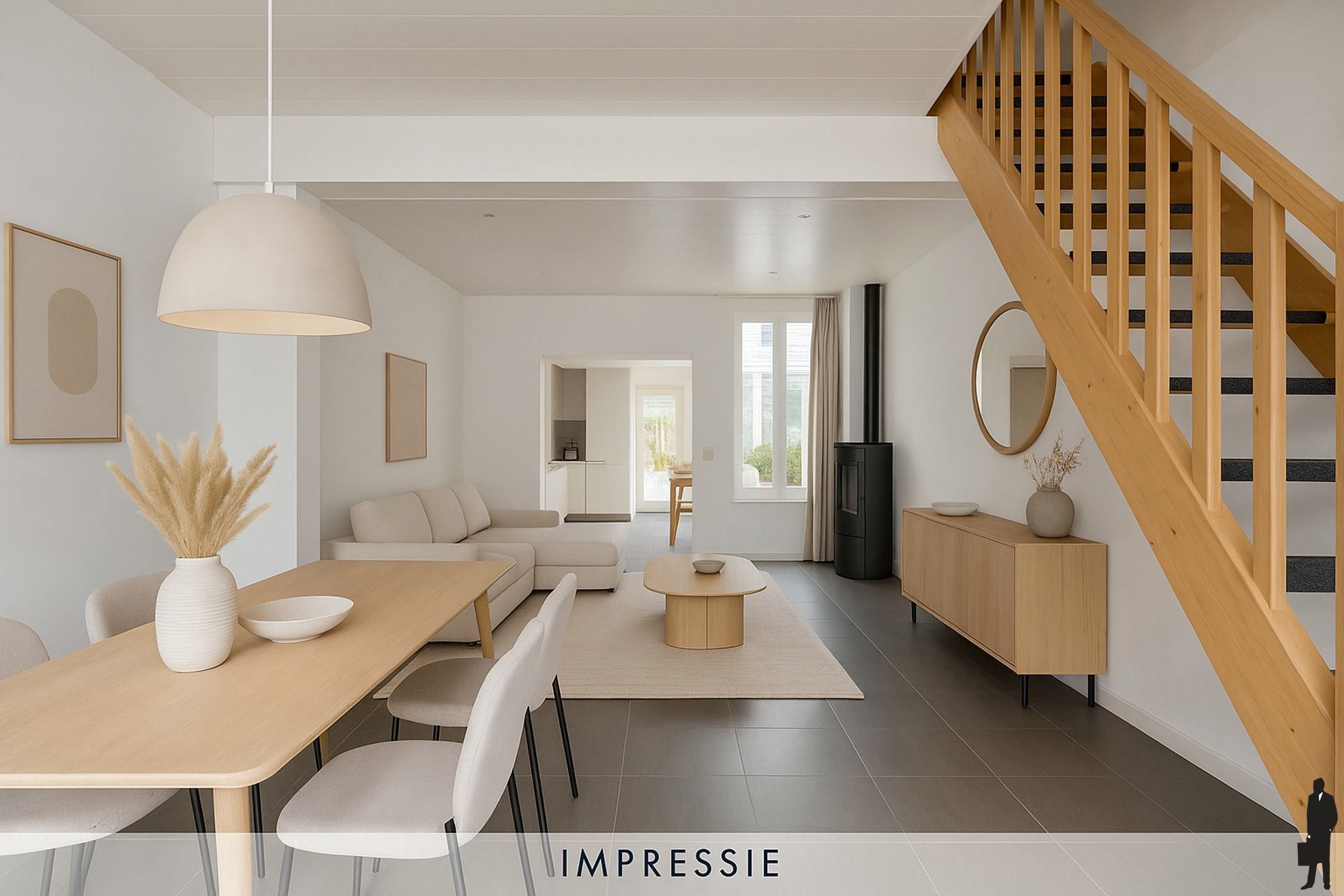 Woning in doodlopende straat met 2 slk, 2 badk en tuin op een perceel van 379 m². foto 2