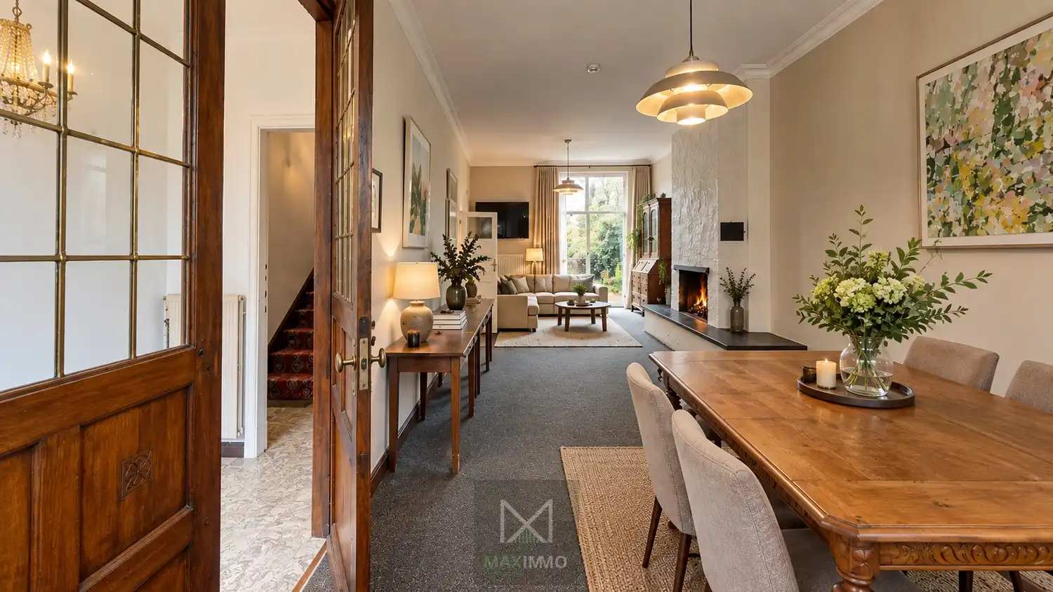 Karaktervolle herenwoning met uitzonderlijk veel ruimte en potentieel in hartje Lauwe foto 4