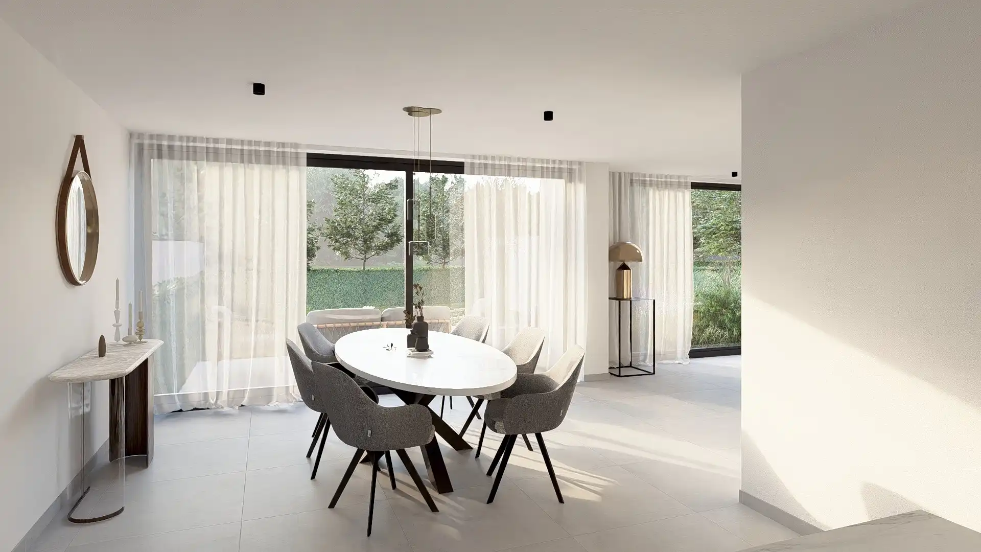 Nieuwbouwwoning op 2a01ca met 2 slpk's en overdekte carport te Maasmechelen foto 15