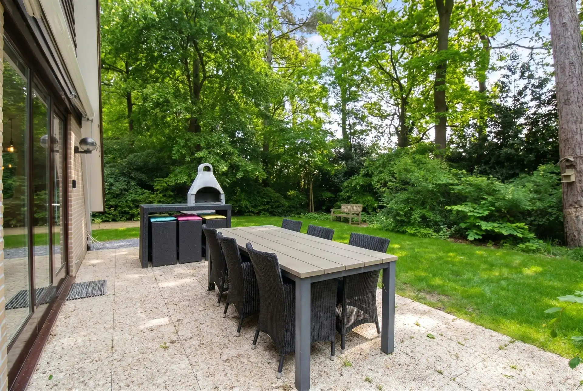 Vakantiewoning met 2 slaapkamers en ruime tuin op vakantiedomein Sonnevijver te Rekem! foto 12