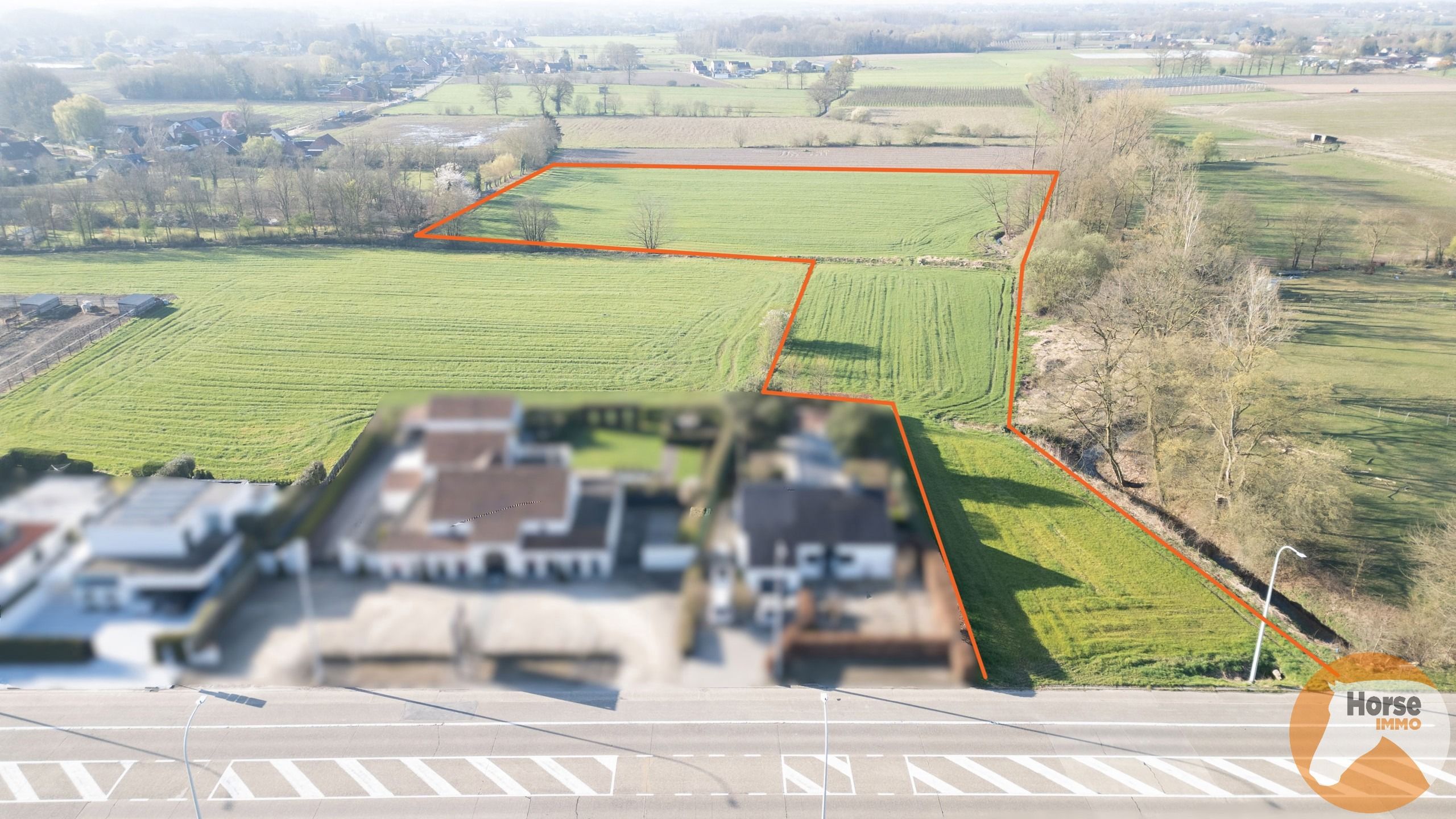 HASSELT-Mooi perceel bouwgrond voor open bebouwing en weide foto {{pictureIndex}}