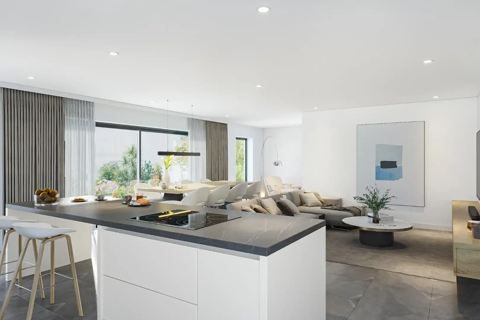 Luxueus en energiezuinig nieuwbouw appartement gelegen op het gelijkvloers met zicht op het Dorpsplein in Kinrooi foto 5