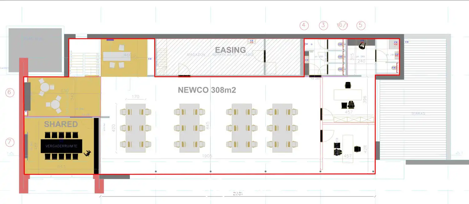 Moderne kantoorelementen te huur in Paal – 308m² met 24 parkeerplaatsen op een uitstekende locatie. foto 13