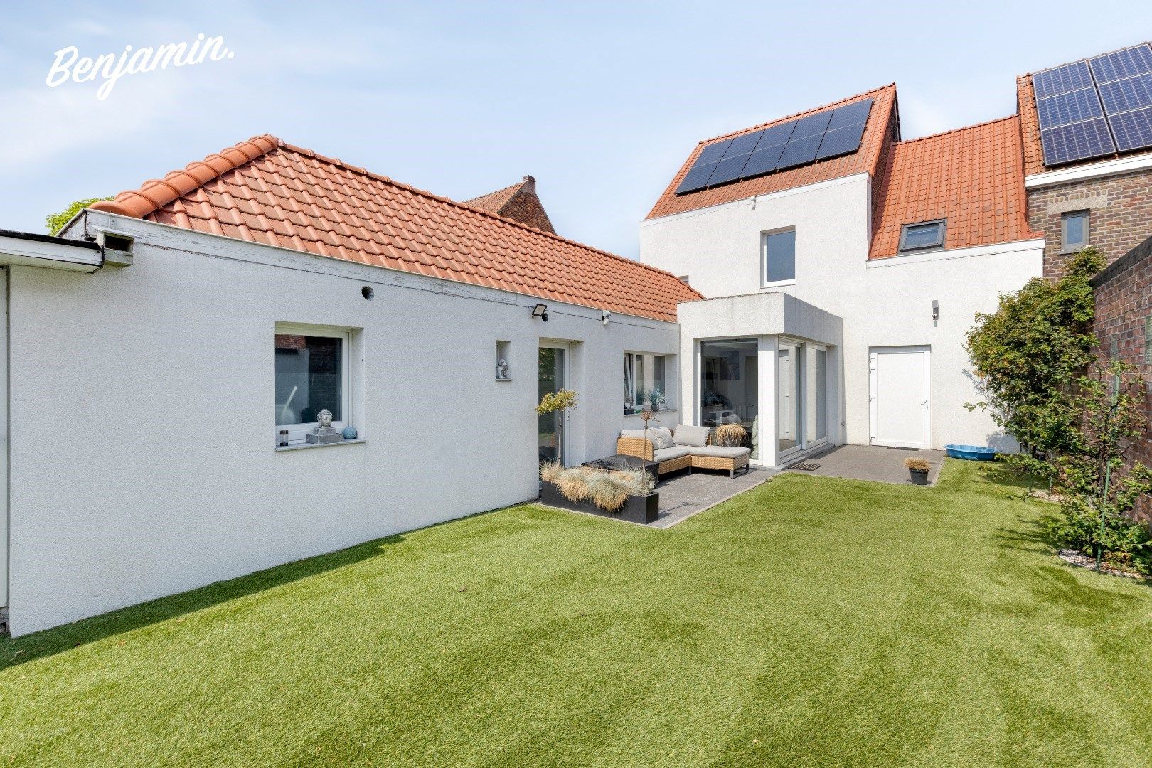 Volledig gerenoveerde woning met garage, tuin en 2 badkamers in Machelen (Zulte) foto 2